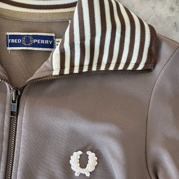 Fred Perry Brown Zip-Up Jacket - Picture 4 of 5
